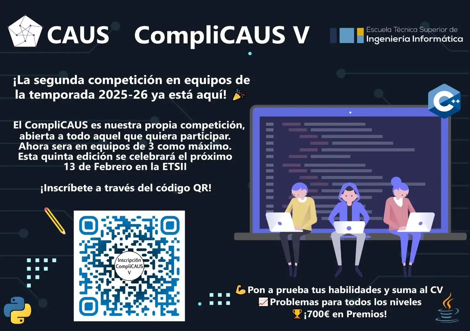 Anuncio: CompliCAUS V!
